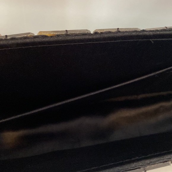 Vintage tortoise like square shell clutch - Picture 6 of 6